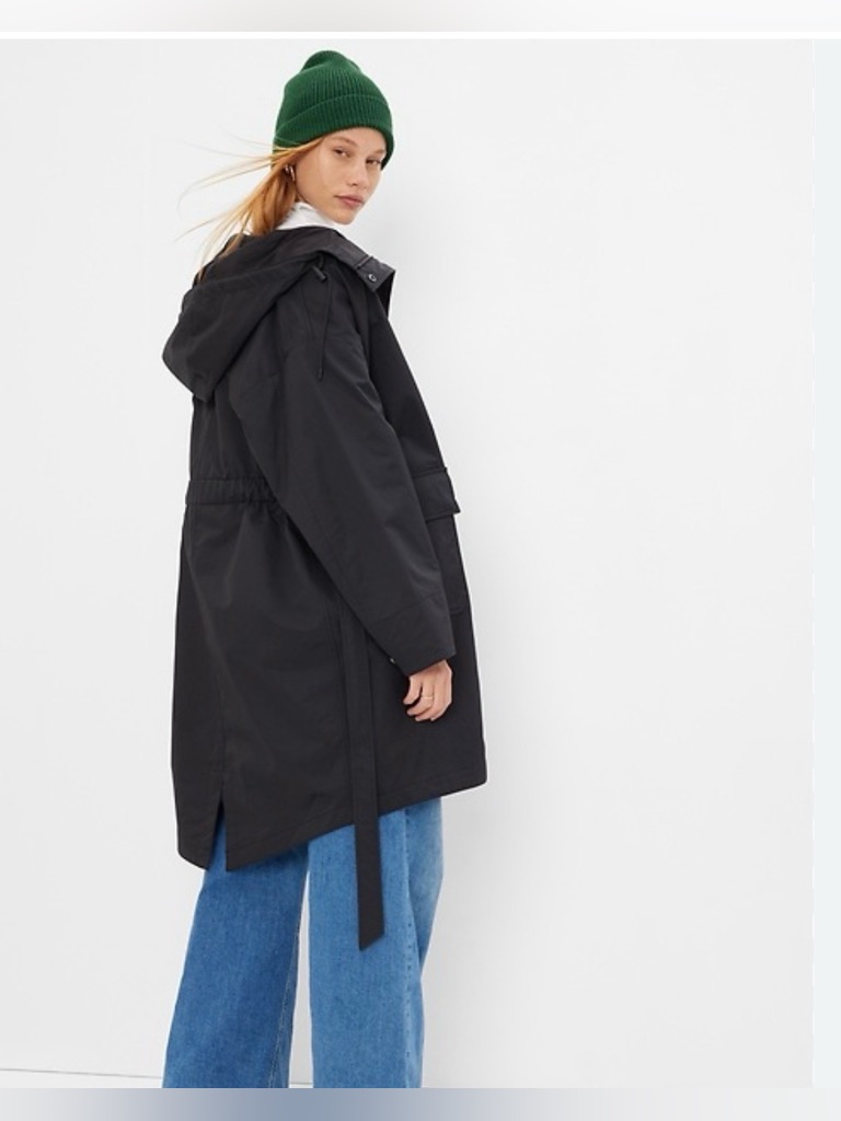 Gap Belted Oversized Water Repellent Parka - New